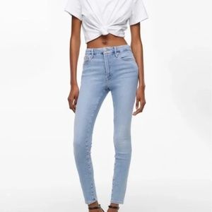 GOOD AMERICAN x ZARA High Rise Skinny Jeans, NWT